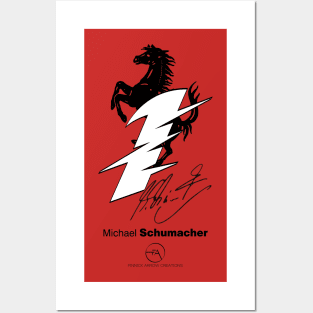 Michael Schumacher Ferrari Legends Posters and Art